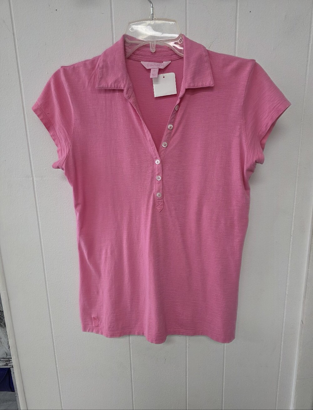 Vintage Lilly Pulitzer Pink Polo Guc